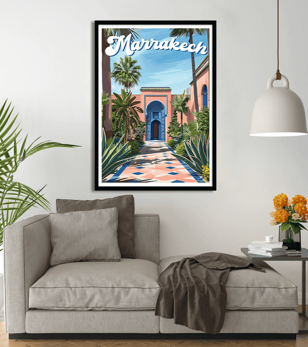 Affiche Jardin Majorelle Marrakech