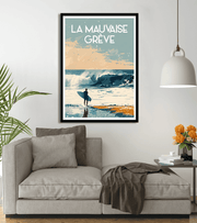 poster Surf La Mauvaise Grève