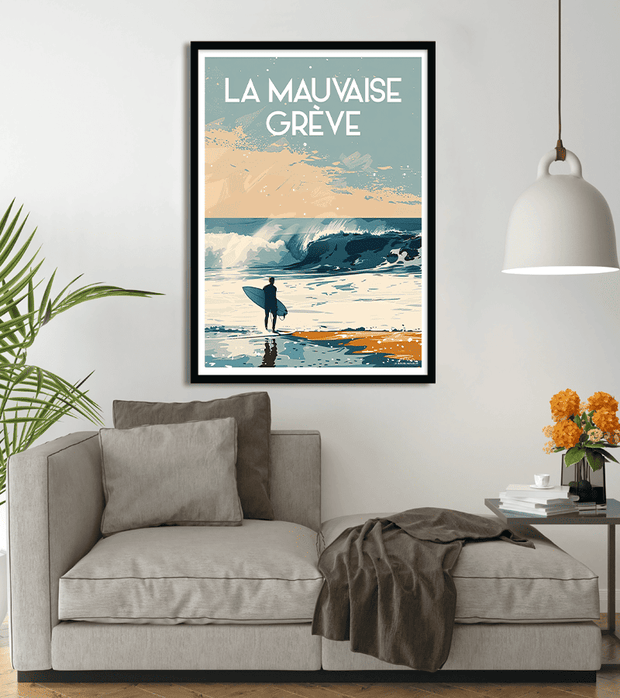 poster Surf La Mauvaise Grève