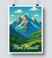 Affiche Le Mont Maudit