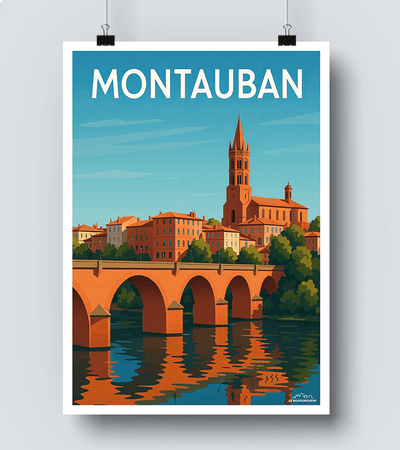 Affiche Vintage Montauban
