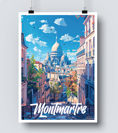 Affiche Montmartre