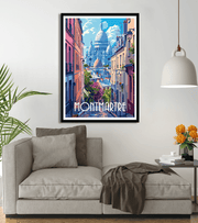 Affiche Montmartre - Sacré-Cœur à Paris