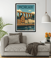 poster vintage Morlaix