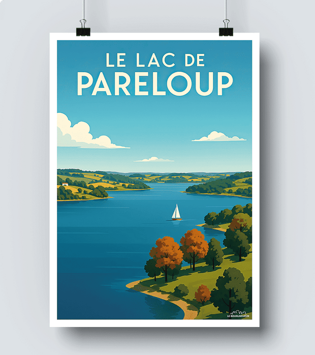 Affiche Lac de Pareloup