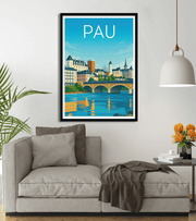 poster Vintage Pau