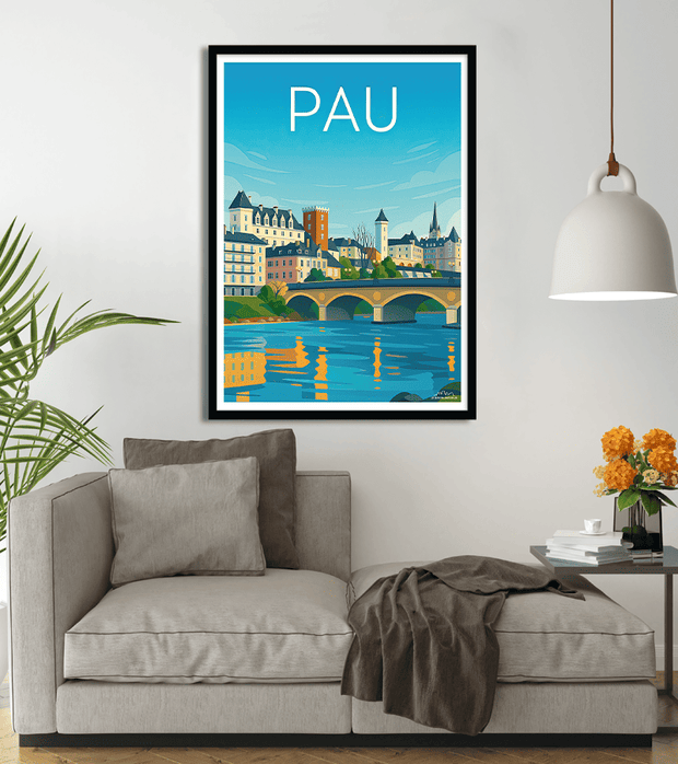 poster Vintage Pau