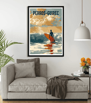 poster Surf Perros Guirec