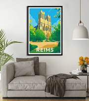 poster Vintage Reims