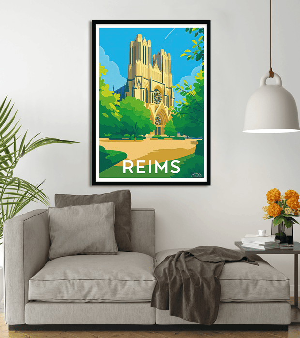 poster Vintage Reims