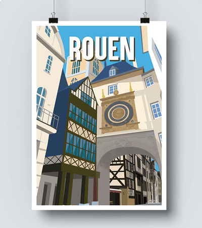 Affiche Rouen