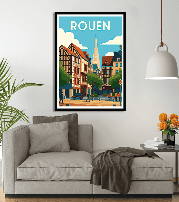 poster Rouen Moderne