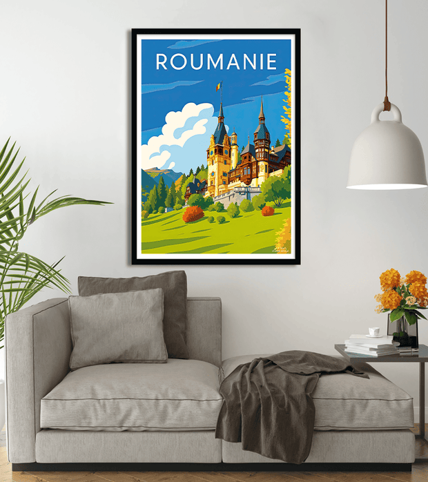 poster vintage Roumanie