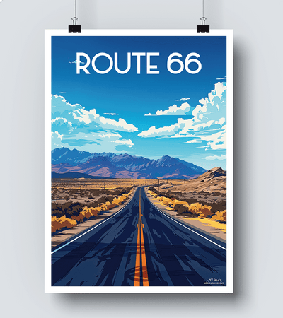 Affiche Route 66