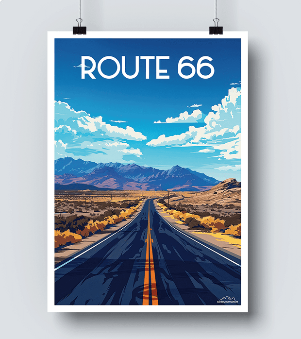 Affiche Route 66