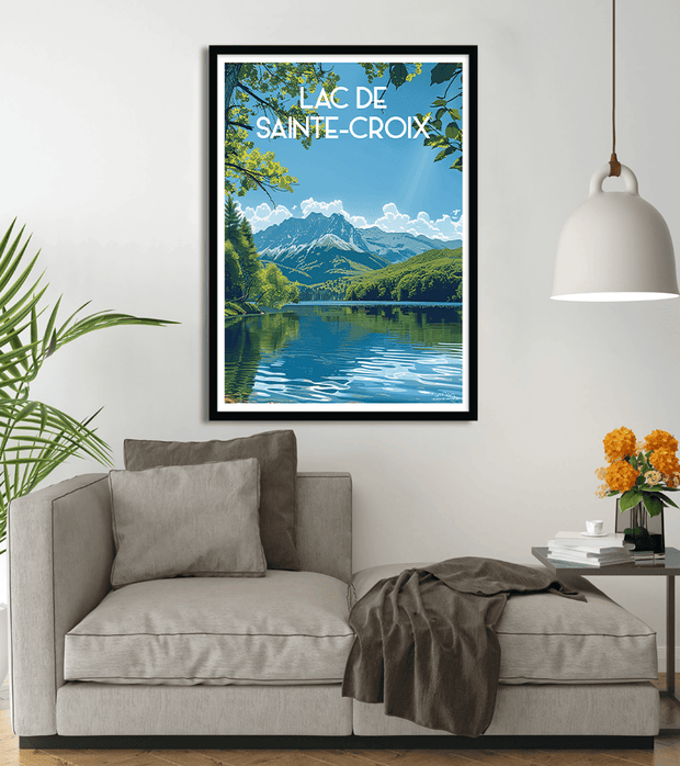poster Lac de Sainte Croix
