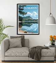 poster Lac du Salagou