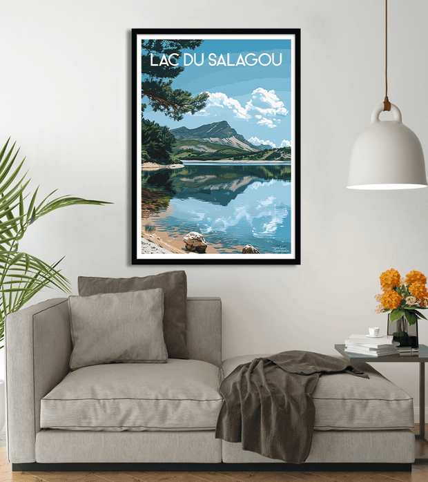 poster Lac du Salagou