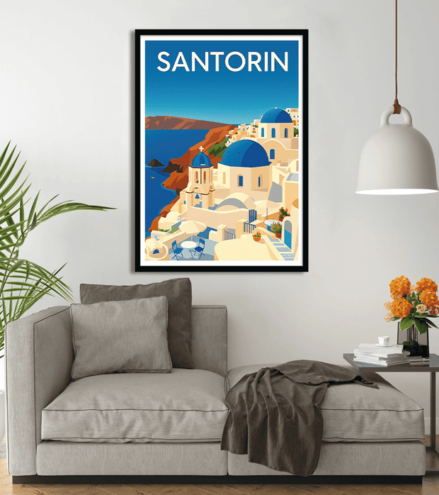 poster Santorin