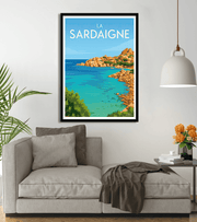 poster moderne La Sardaigne
