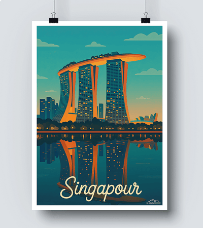 Affiche Singapour