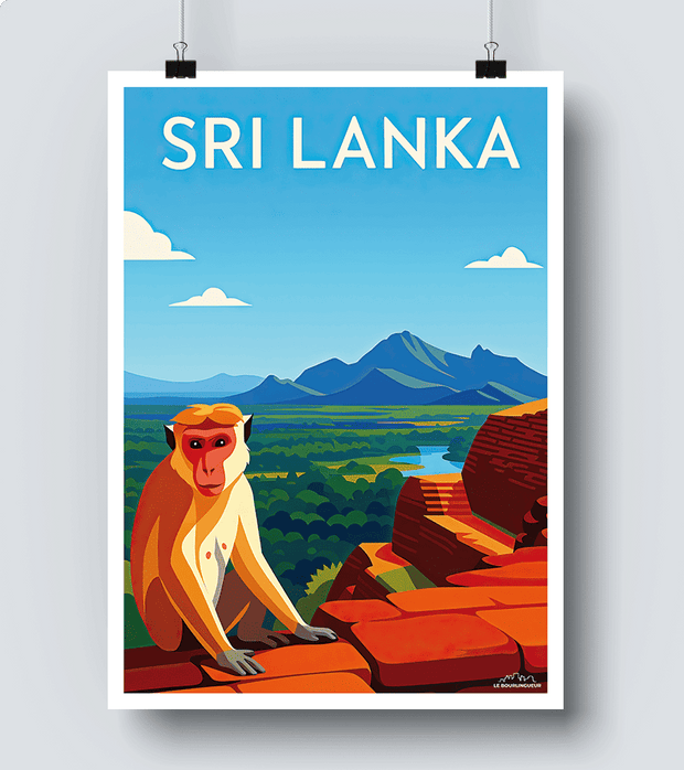Affiche Sri Lanka Vintage