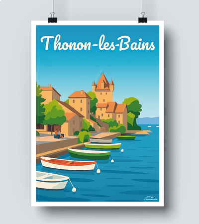 Affiche Vintage Thonon