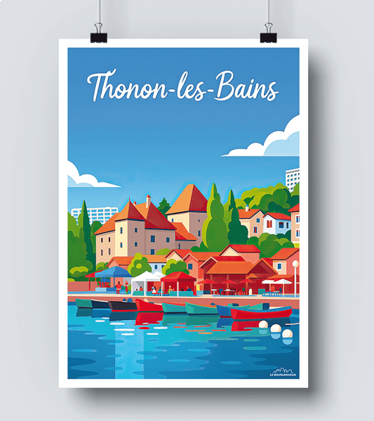 Affiche Vintage Originale W. Thöny - Salzbourg 1966 - Format A1 - Occasion Pliée