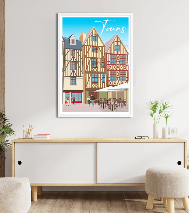 Poster Tours Colombage