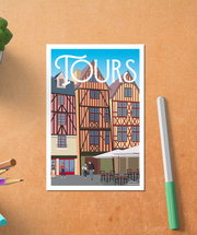 Carte postale Ville de Tours