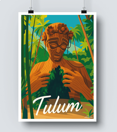 Affiche vintage Tulum