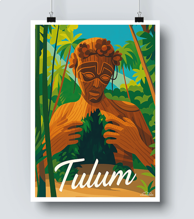 Affiche vintage Tulum