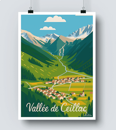 Affiche Vallée de Ceillac
