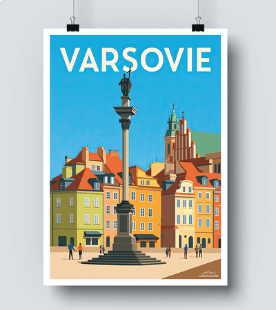 Affiche Varsovie