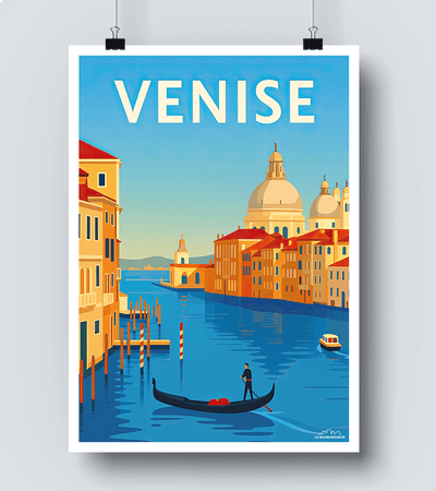 Affiche vintage Venise