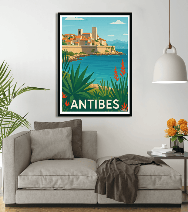 poster Vintage Antibes