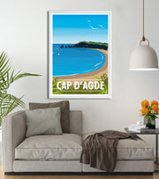 poster cap d agde Adge