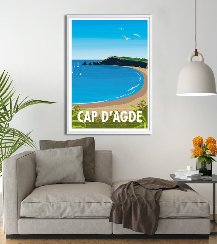 poster cap d agde Adge