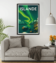 poster vintage Islande