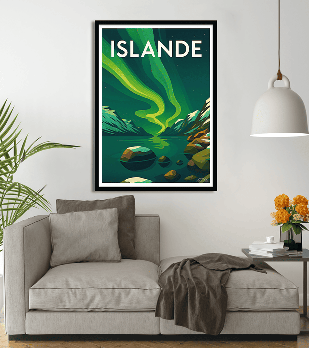 poster vintage Islande