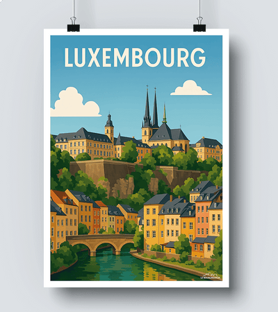 Affiche Luxembourg