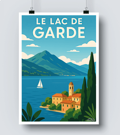 Affiche Lac de Garde