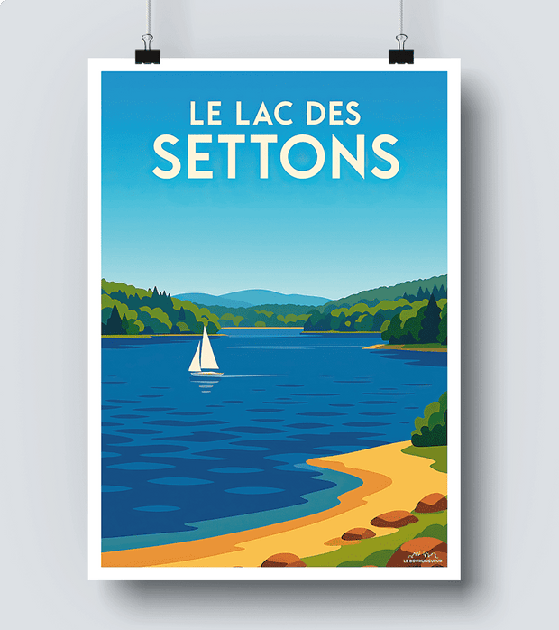 Affiche Lac des Settons