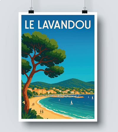 Affiche Le Lavandou