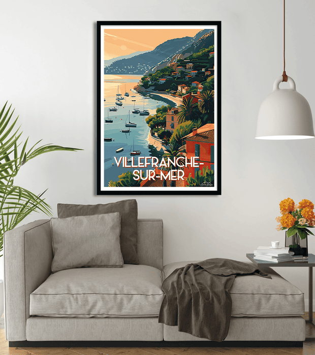 Affiche Villefranche sur Mer