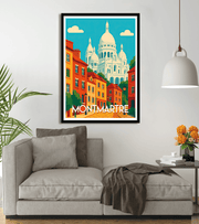 Affiche Montmartre - Sacré-Cœur à Paris
