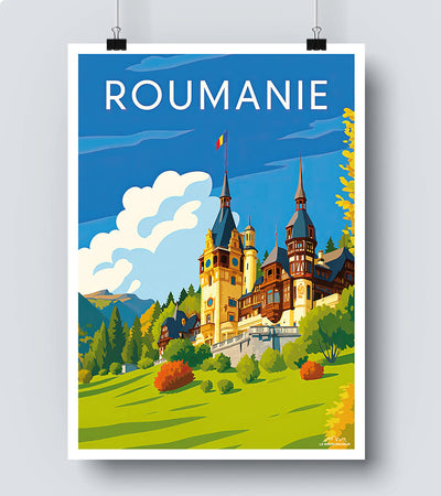 Affiche vintage Roumanie