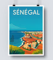 Affiche Vintage Sénégal