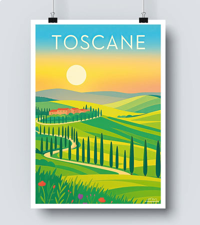 Affiche Toscane