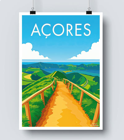 Affiche Les Açores